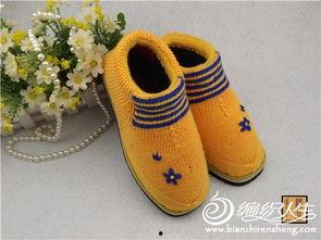 绒线成人拖鞋的织法视频,轻松掌握温暖居家鞋款